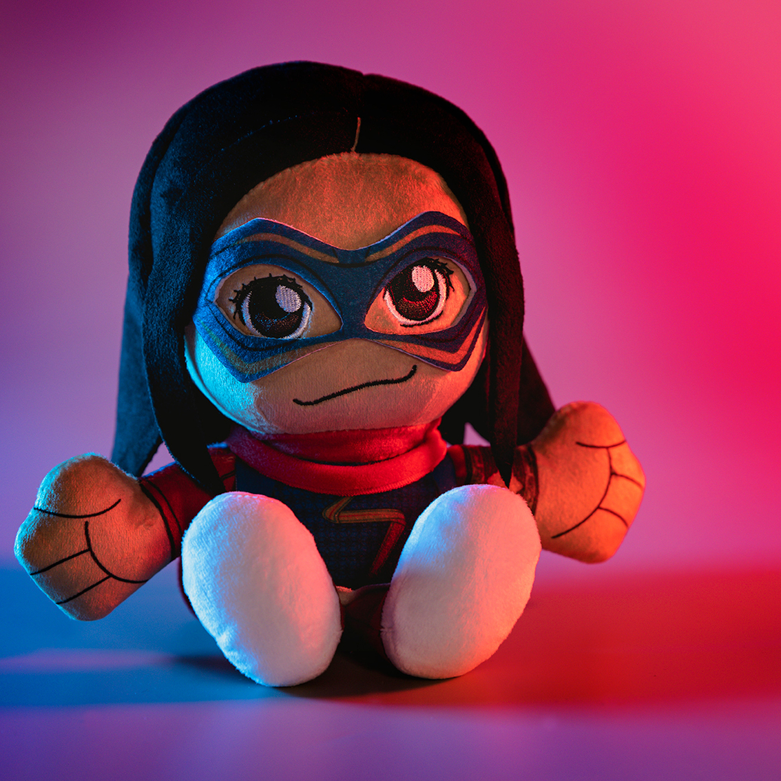 Marvel Ms. Marvel 8 in. Kuricha Sitting Plush - Image 5 of 6