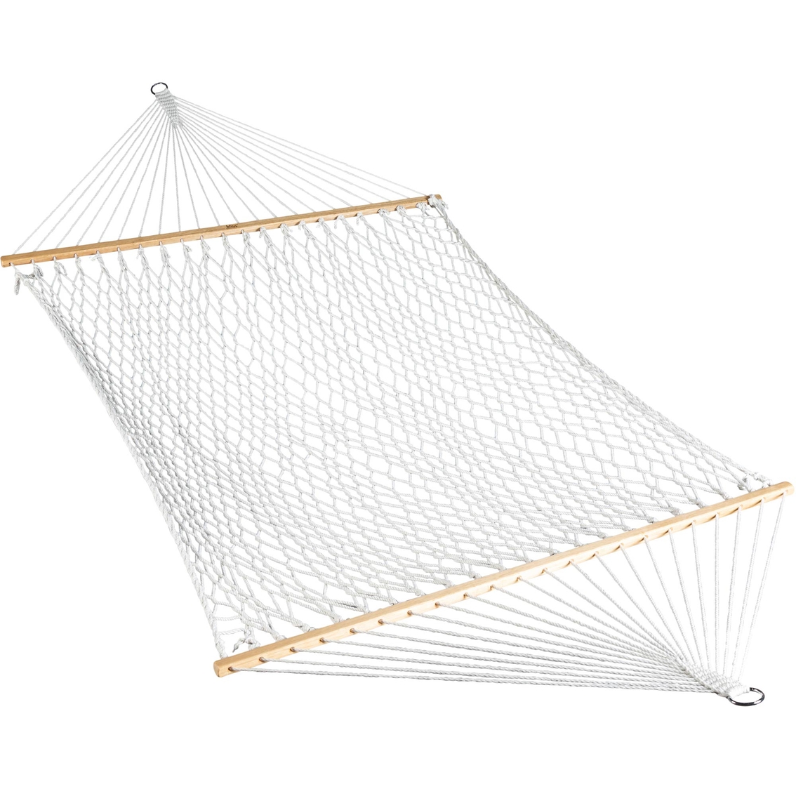 Bliss Hammocks 2 Person Classic Poly Rope Hammock; with Natural Rope