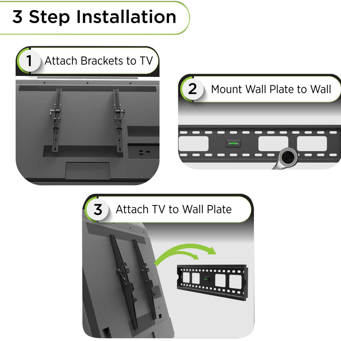 ProMounts Tilt TV Wall Mount for 50 to 90 in. TVs up to 165 lb. - Image 8 of 9