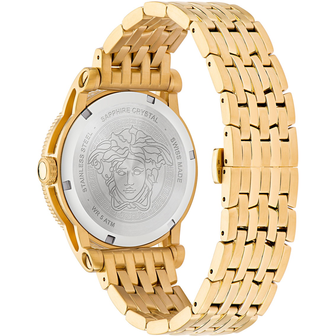 Versace Men's V-Palazzo Watch Yellow Gold Bracelet VE2V00822 - Image 2 of 4
