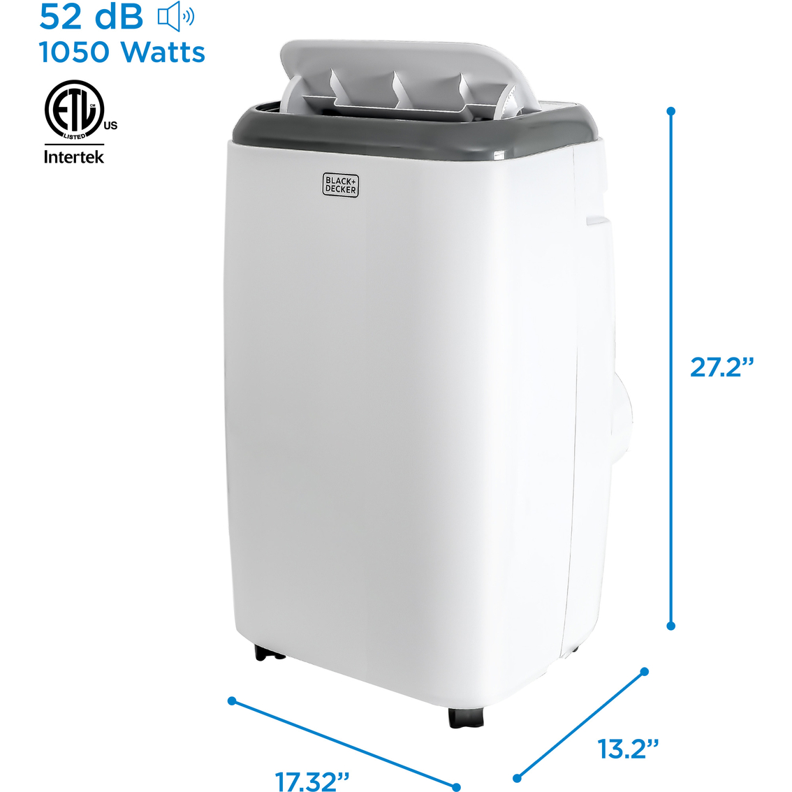 Black + Decker 6,000 BTU SACC/CEC (10,000 BTU ASHRAE) Portable Air Conditioner - Image 7 of 7