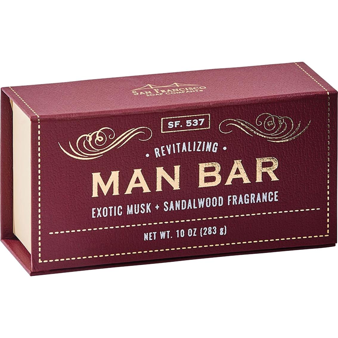 San Francisco Soap Company Man Bar Revitalizing Exotic Musk and Sandalwood