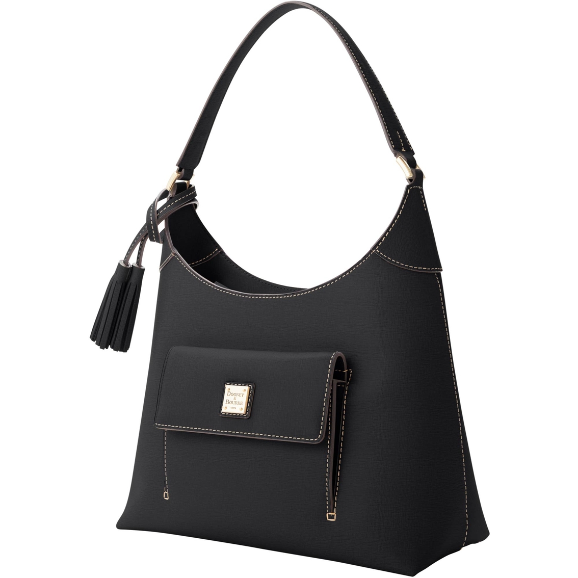 Dooney & Bourke Saffiano Small Hobo Bag - Image 2 of 4