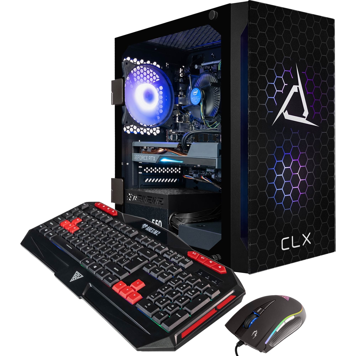 CLX Set Intel Core i5 2.60GHz 16GB RAM GeForce RTX3050 500GB SSD+2TB HDD Gaming PC - Image 5 of 6