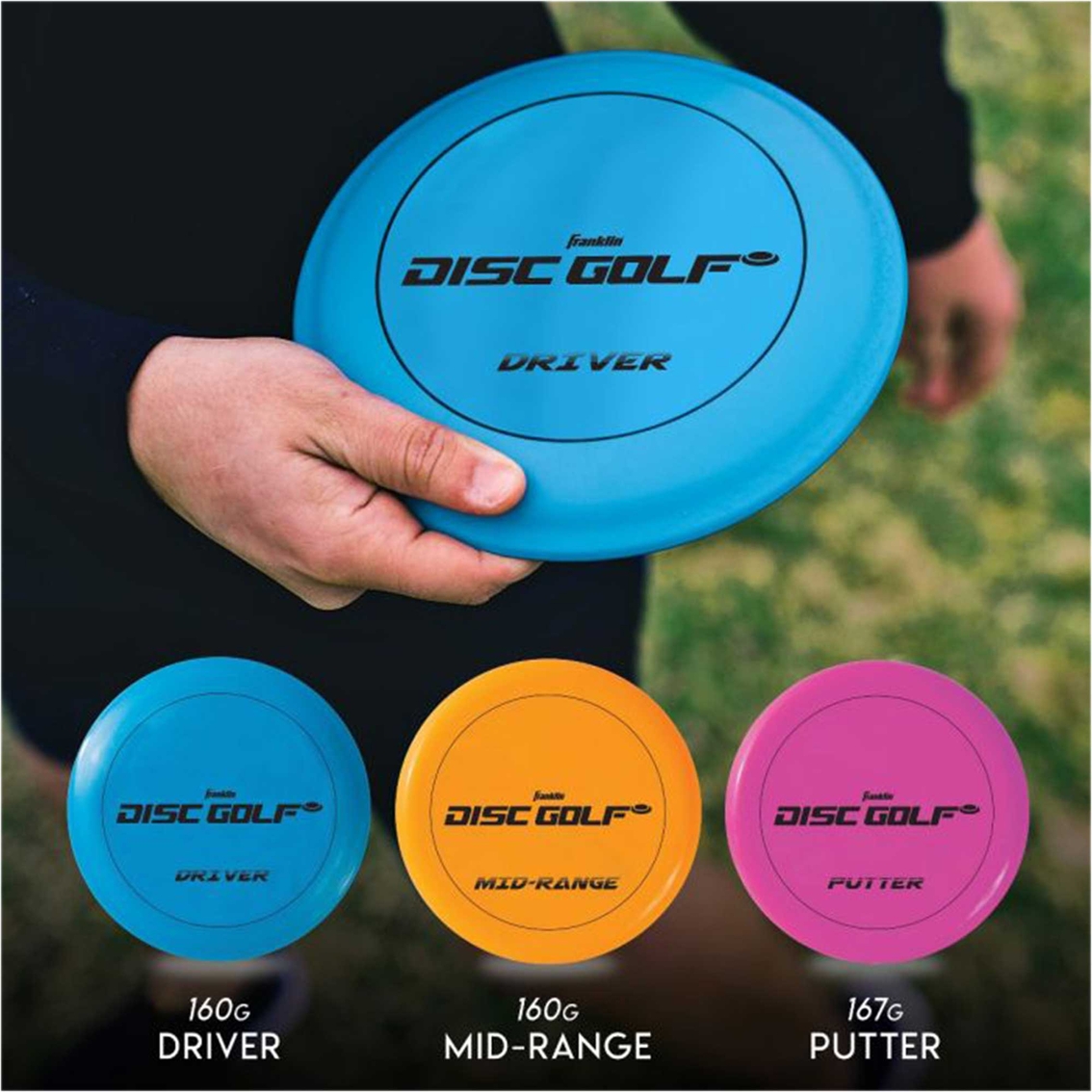 Franklin Disc Golf Target and 3 Disc Set - Image 2 of 2