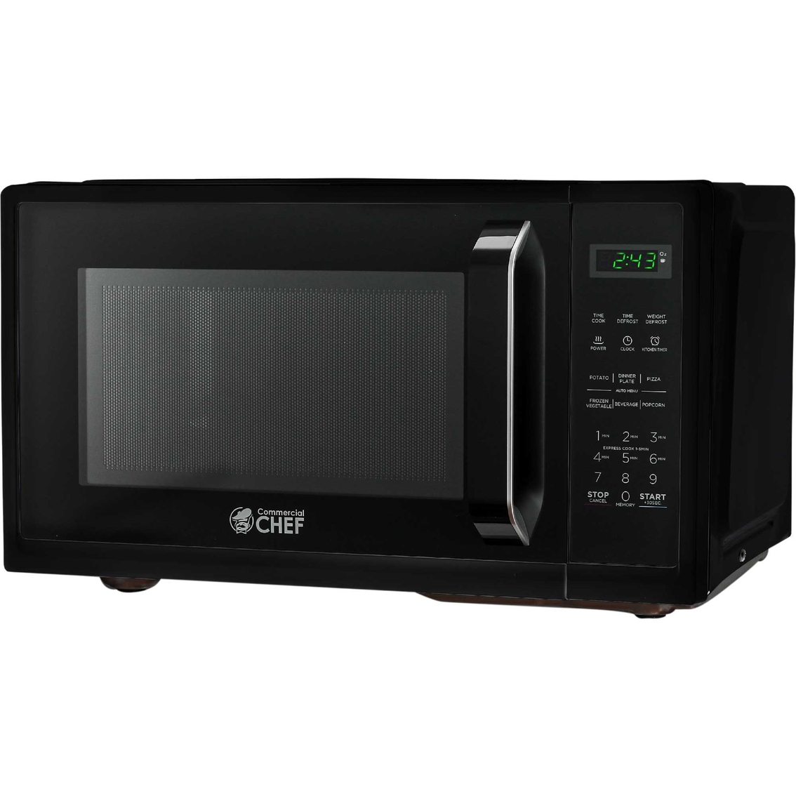 Commercial Chef 0.9 Cu. Ft. Countertop Microwave Oven