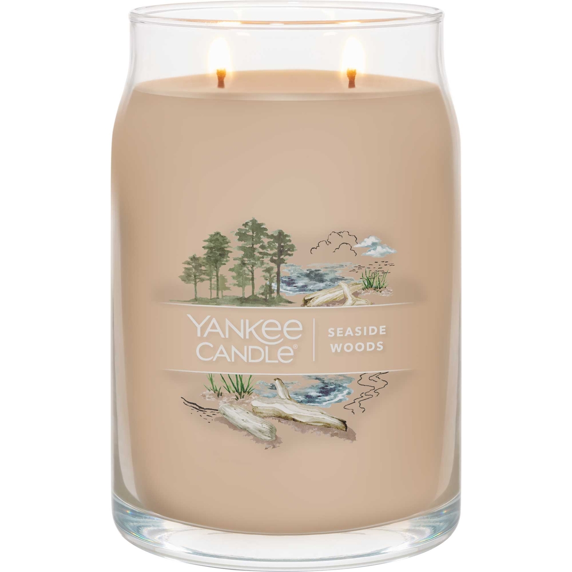 Yankee Candle Seaside Woods Signature Large Jar 2-Wick Candle - Image 2 of 2