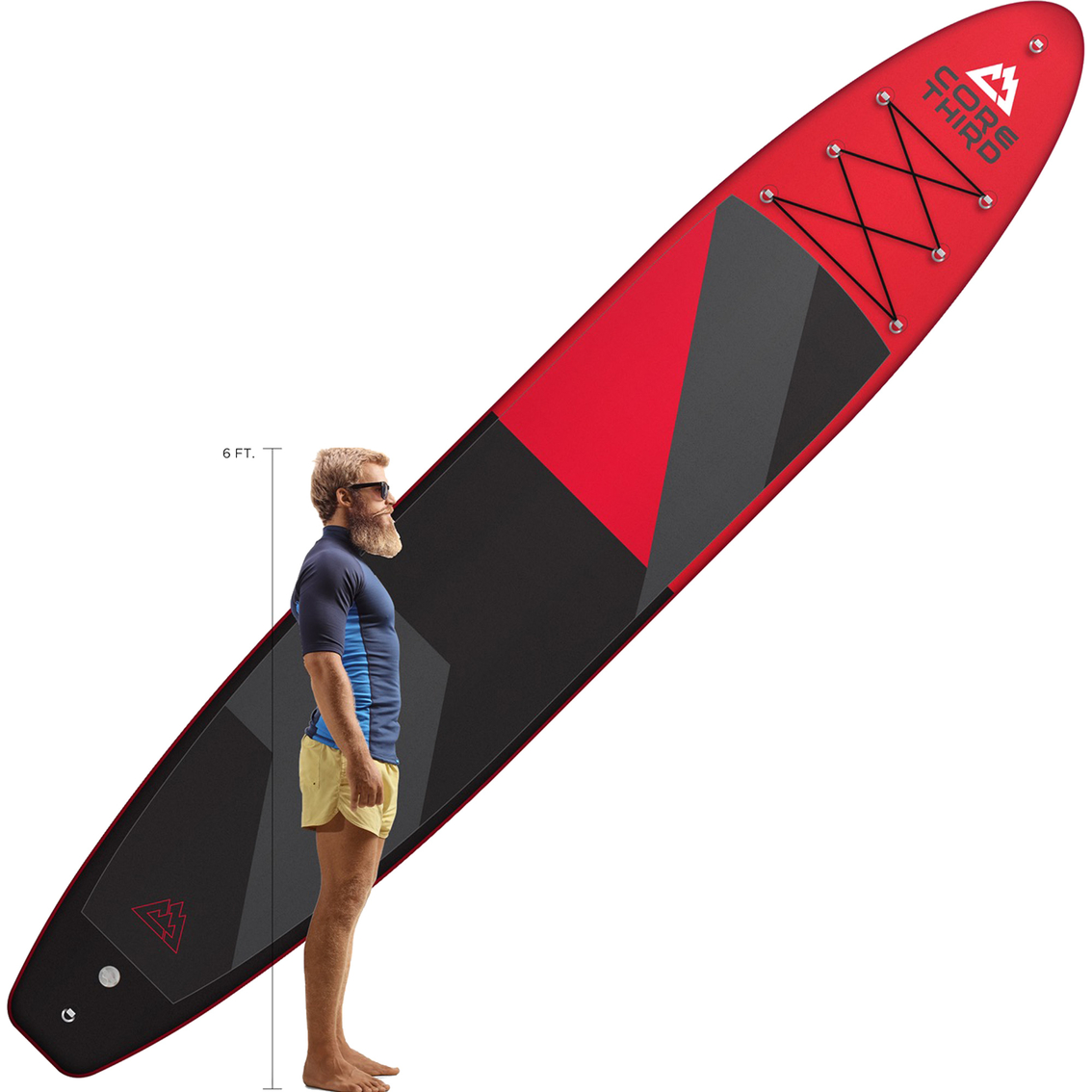 Core Third Tahoe Inflatable Paddle Board - Image 8 of 8