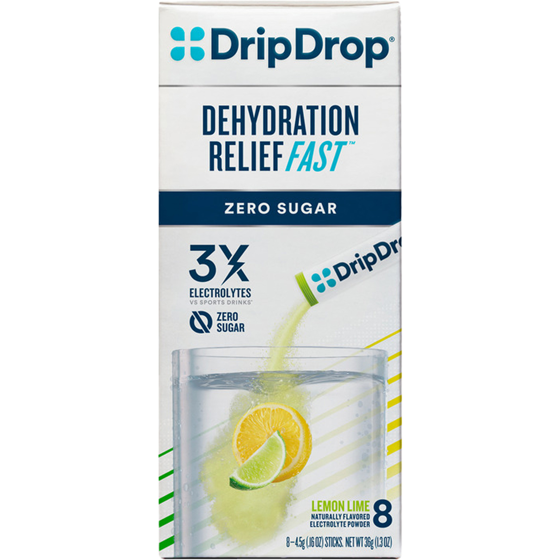 DripDrop Zero Lemon Lime 8 pk. - Image 2 of 8