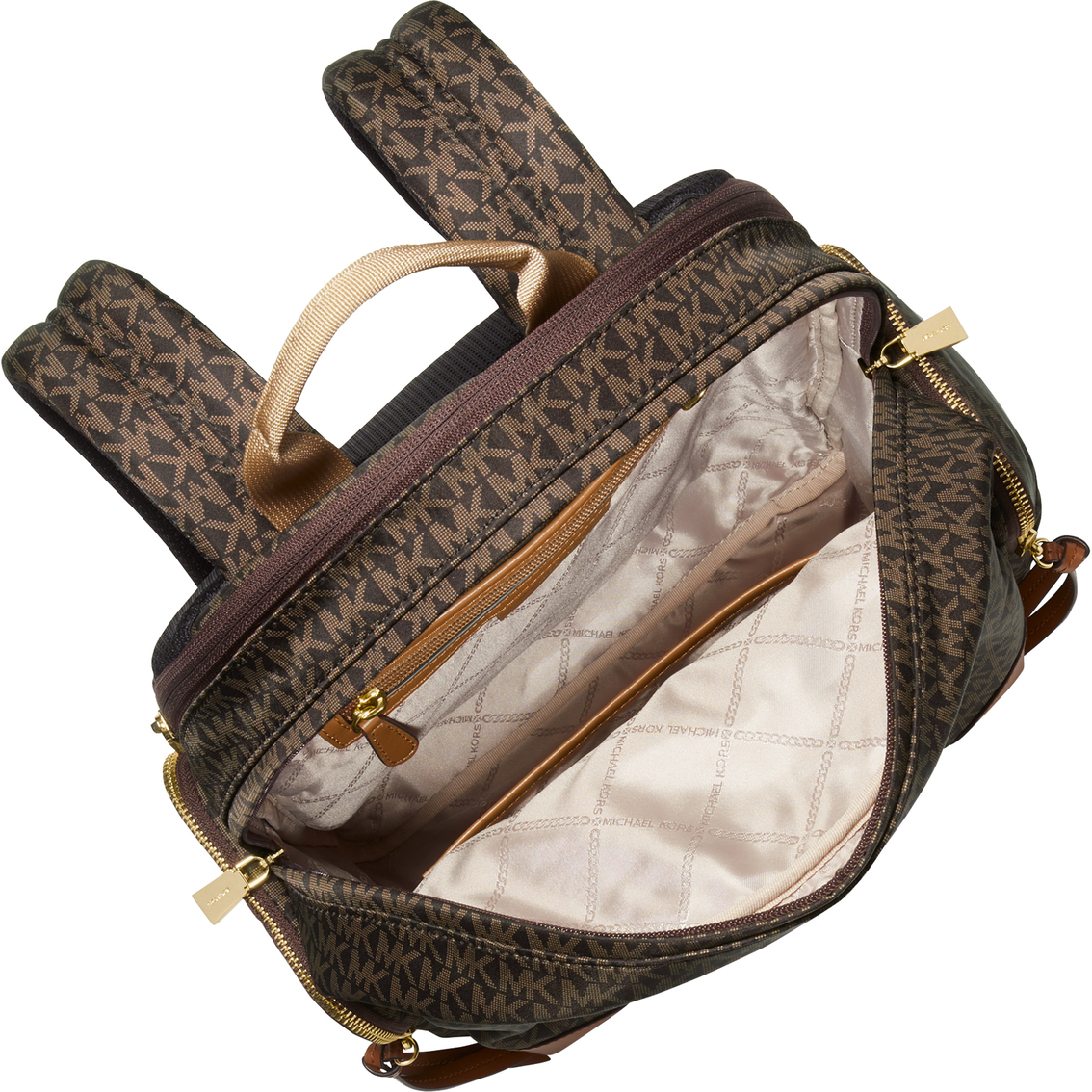 Michael Kors Prescott Large Backpack, Brown Acorn - Image 3 of 4