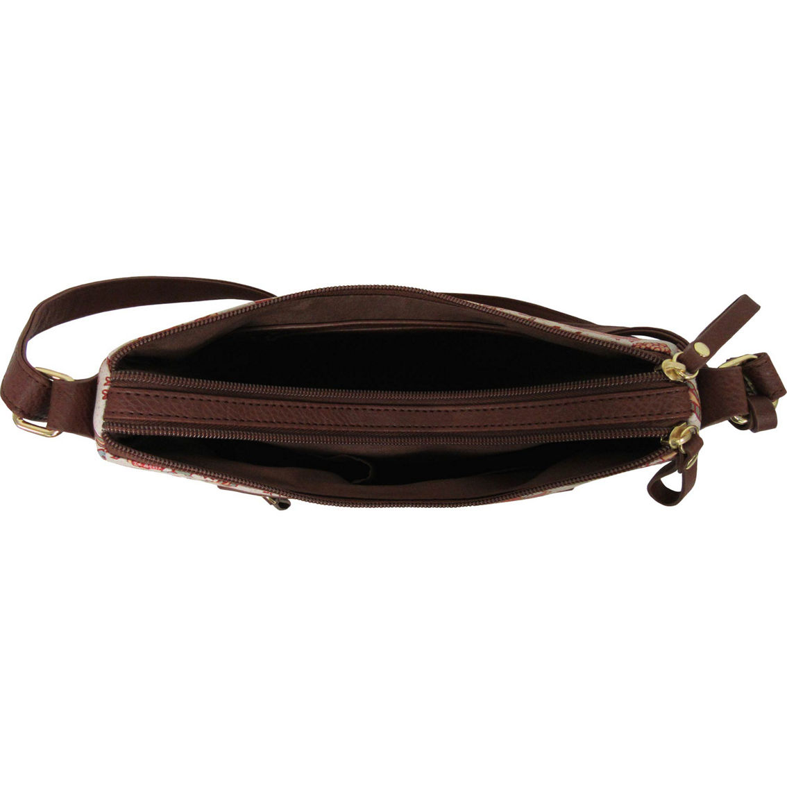 Bueno of California Grainy Top Zipper Hobo Crossbody Bag - Image 3 of 3