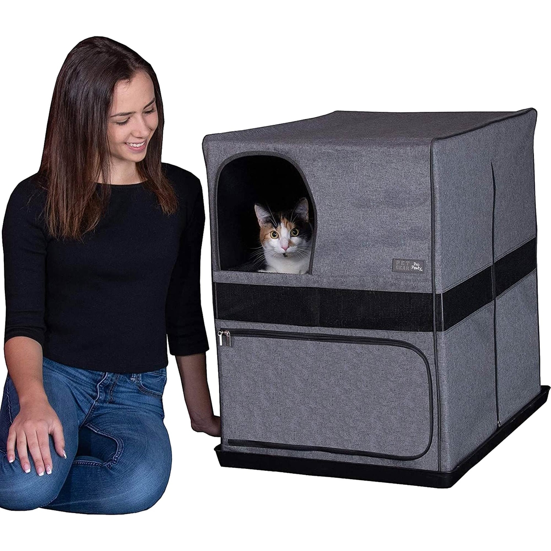 Pet Gear Pro Pawty for Cats Space Saver, Espresso