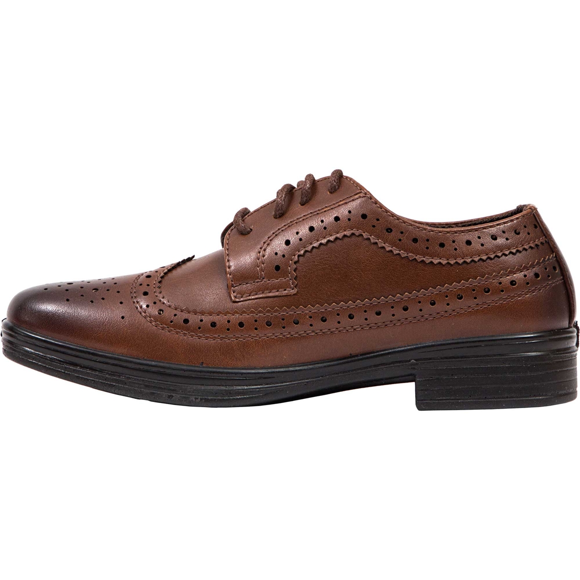 Deer Stags Grade School Boys Ace Dress Wing Tip Dress Comfort Oxford - Image 3 of 8