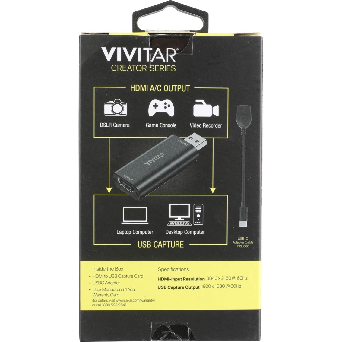 Vivitar HDMI to USB Video Capture Card - Image 2 of 6