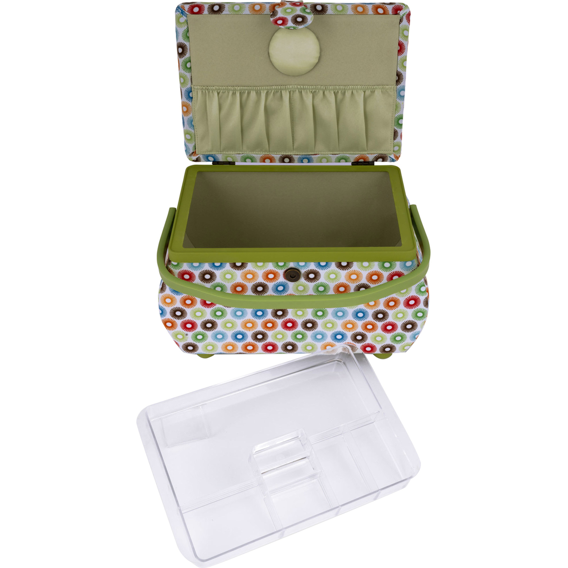 Dritz Curved Sewing Basket, Large - Image 3 of 5