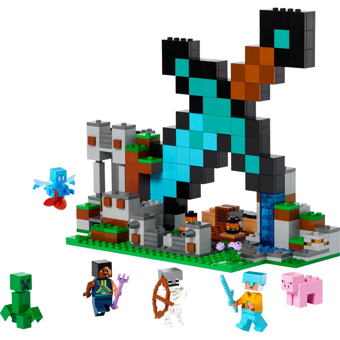 LEGO Minecraft The Sword Outpost Playset 21244 - Image 2 of 2