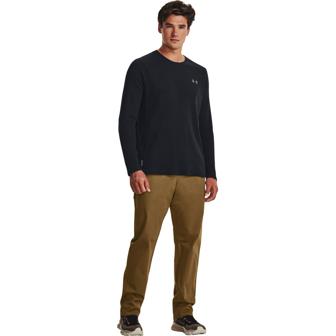 Under Armour Waffle Knit Max Crew Sweater - Image 3 of 6