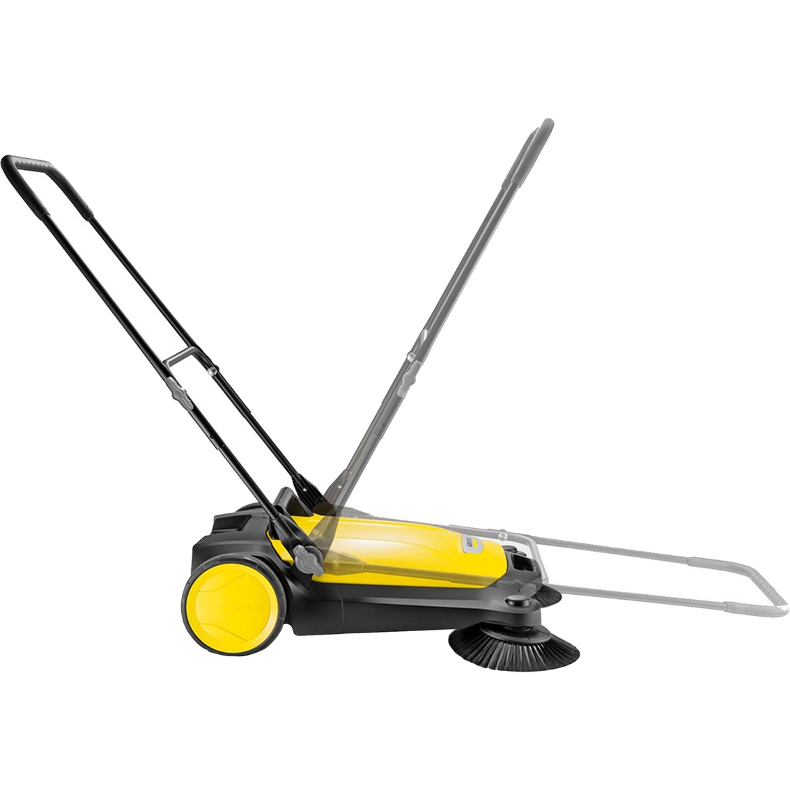 Karcher S 4 Twin Walk-Behind Outdoor Hand Push Floor Sweeper - Image 3 of 9