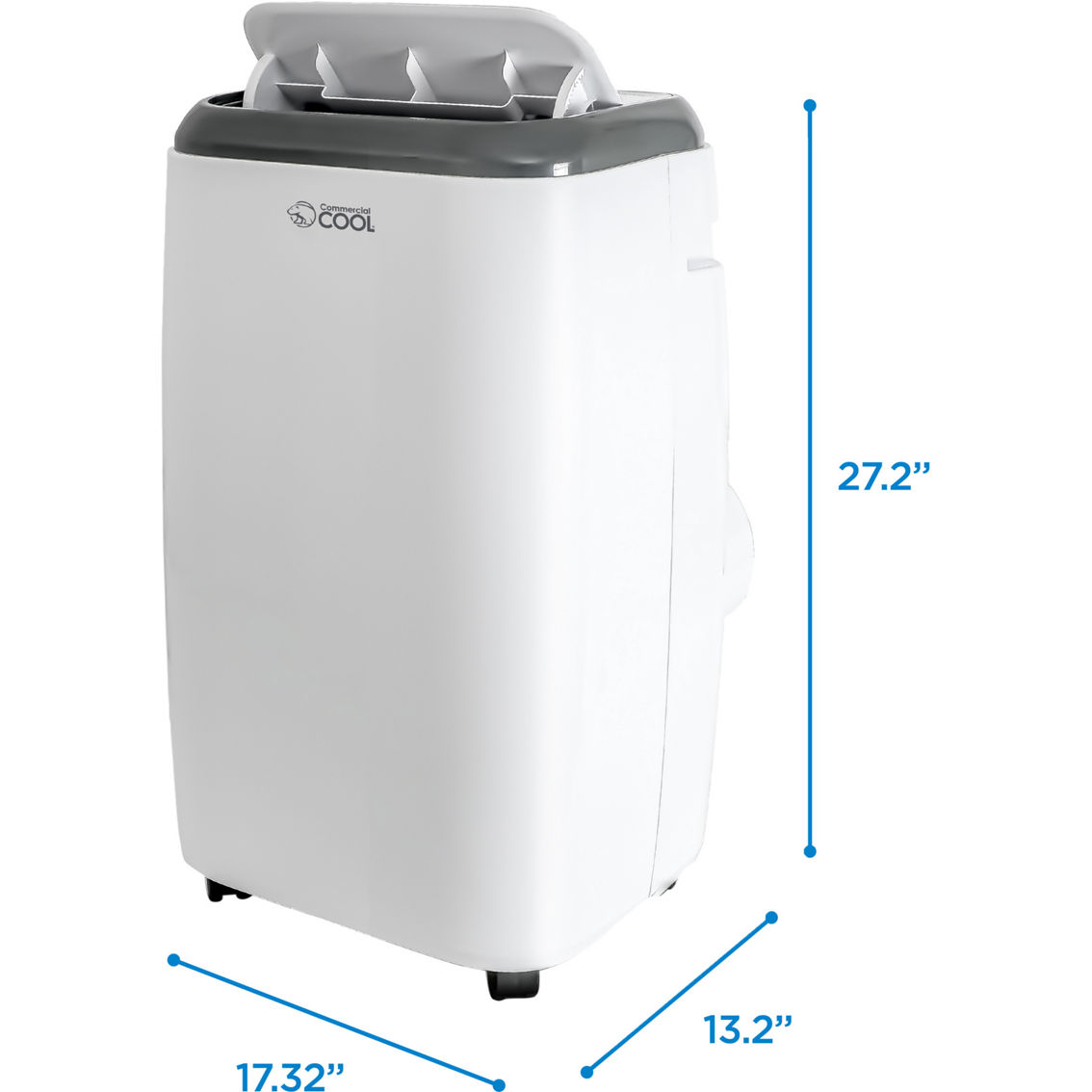 Commercial Cool Portable Air Conditioner with Remote Control, 14000 BTU with Heat - Image 2 of 7