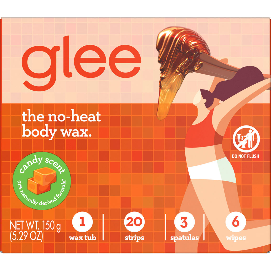 Glee Caramel Body Wax