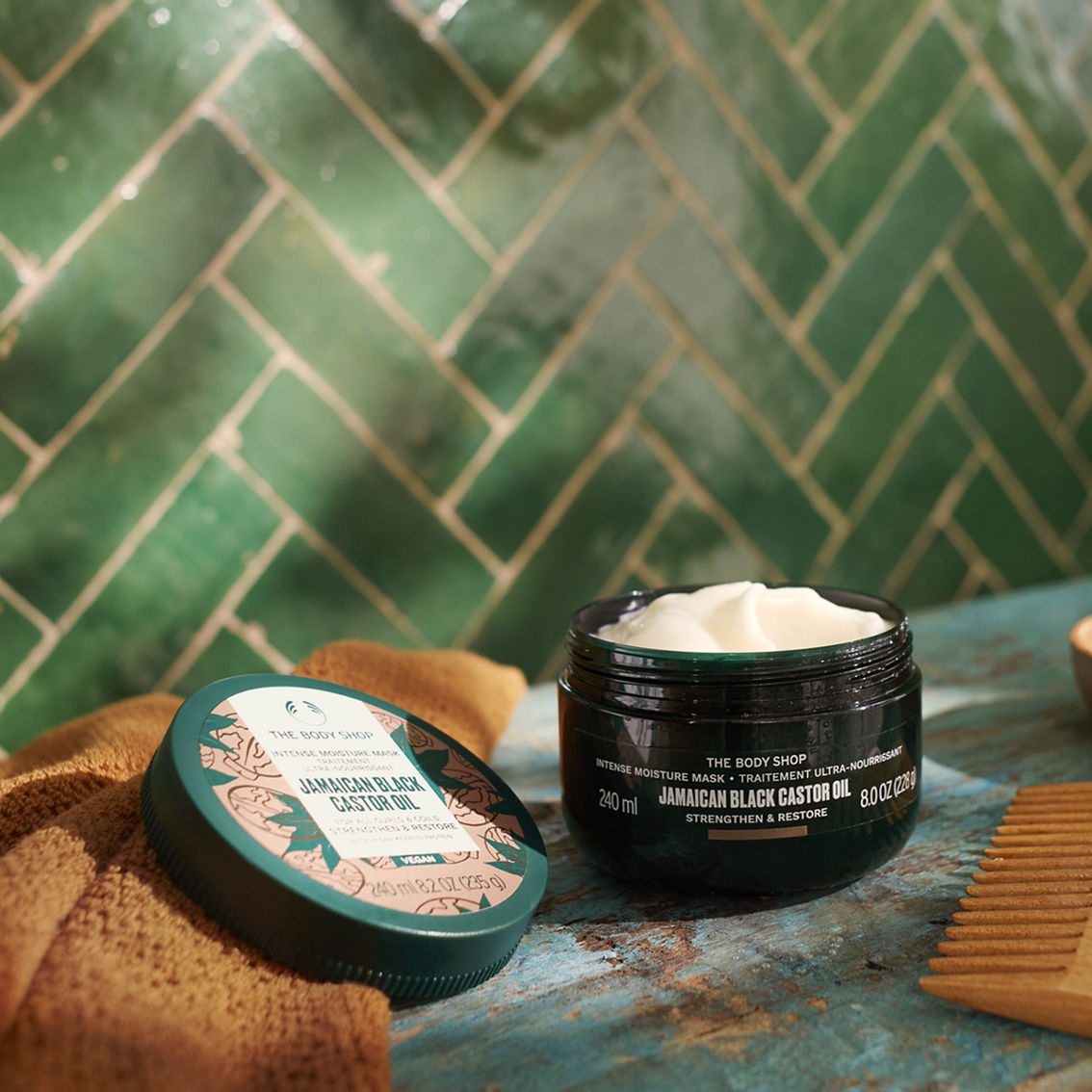 The Body Shop Jamaican Black Castor Oil Intense Moisture Mask - Image 4 of 4