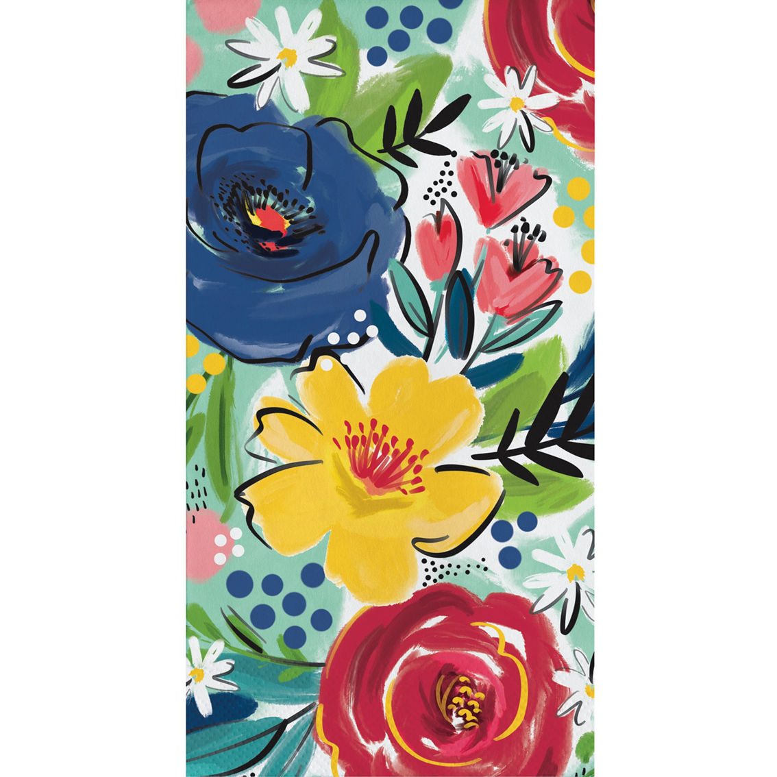 Sensations Bountiful Blooms Double Sided Printed Dinner Napkins 24 ct. - Image 2 of 3