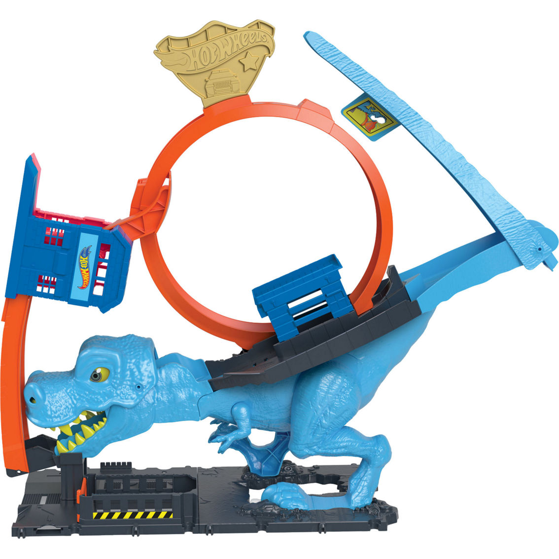 Hot Wheels City T-Rex Chomp Down Playset - Image 2 of 9