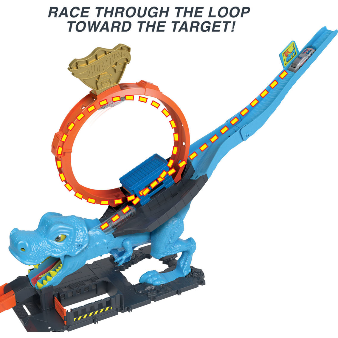 Hot Wheels City T-Rex Chomp Down Playset - Image 4 of 9