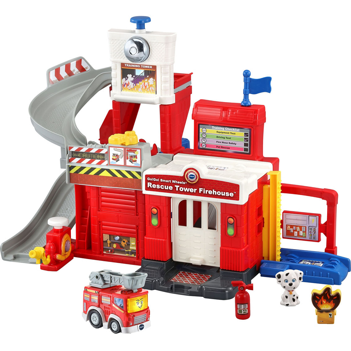 Vtech Go! Go! Smart Wheels Rescue Tower Firehouse Playset - Image 2 of 7