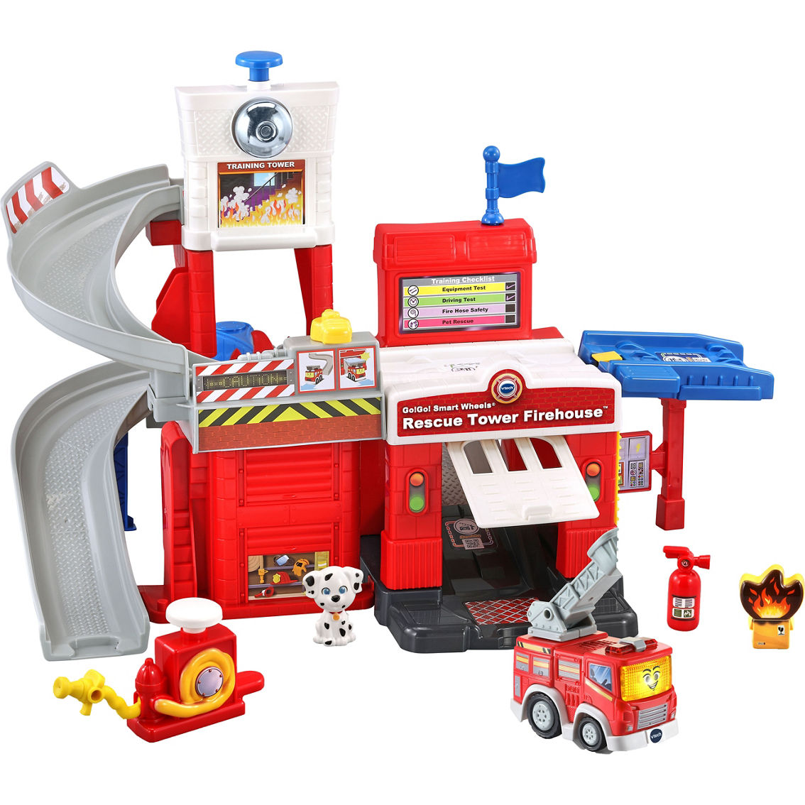 Vtech Go! Go! Smart Wheels Rescue Tower Firehouse Playset - Image 3 of 7