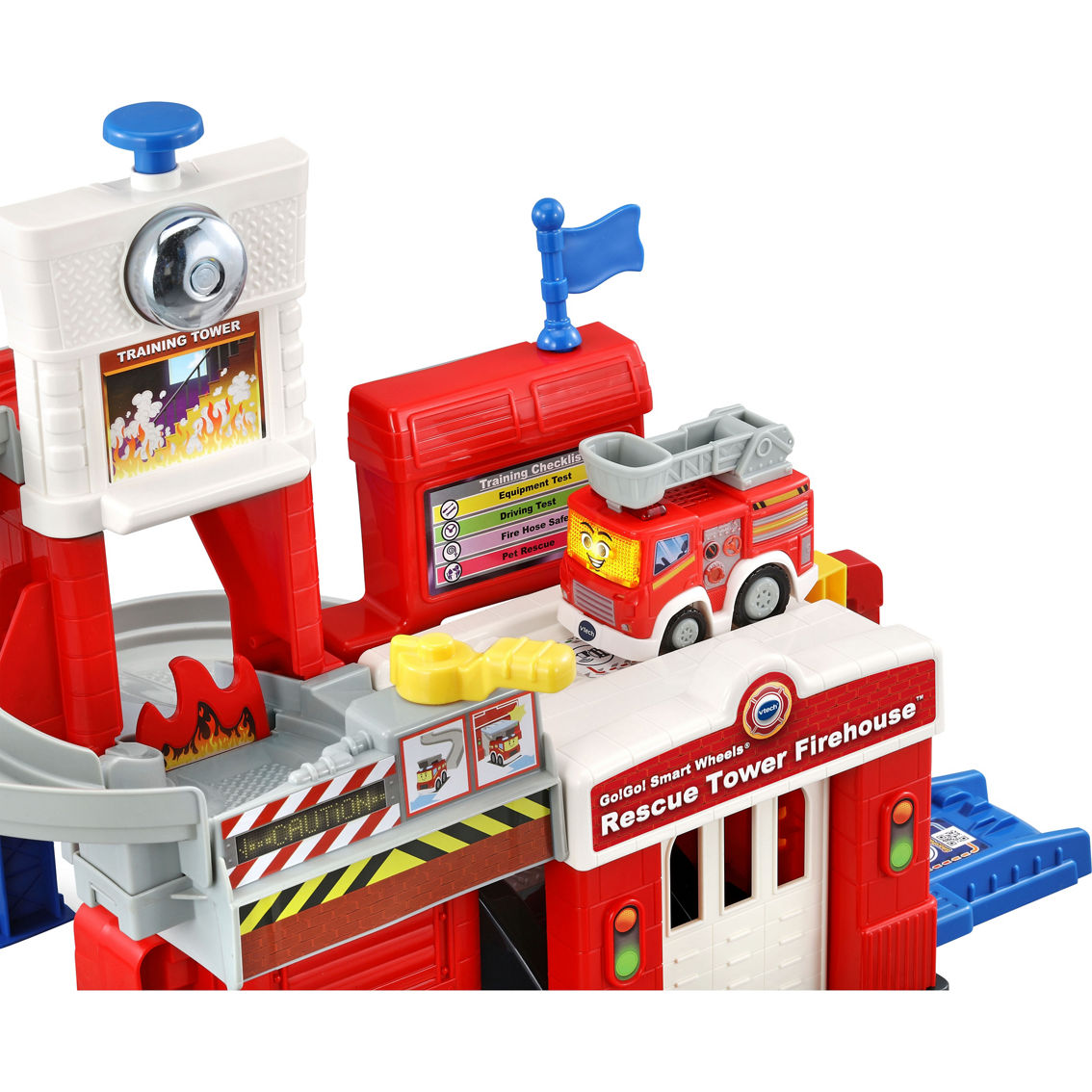 Vtech Go! Go! Smart Wheels Rescue Tower Firehouse Playset - Image 4 of 7