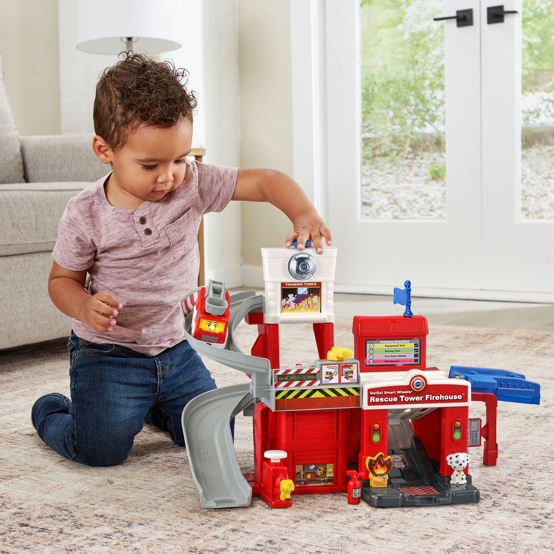 Vtech Go! Go! Smart Wheels Rescue Tower Firehouse Playset - Image 7 of 7