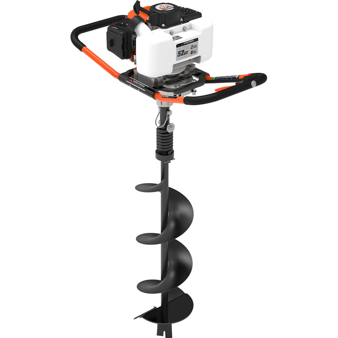 Yard Force 52cc Gas-Powered 8 in. Earth Auger Post Hole Digger - Image 2 of 9