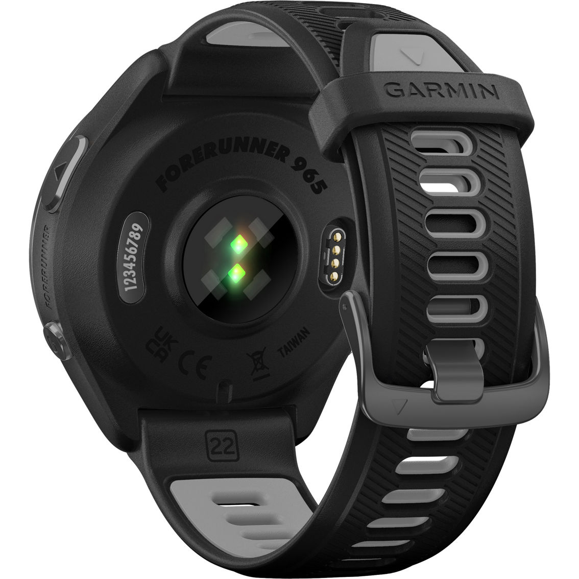 Garmin Forerunner 965 Carbon Gray DLC Titanium Bezel with Black Case Smartwatch - Image 2 of 8