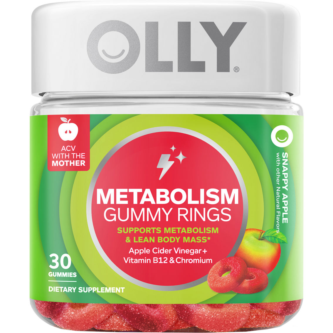 Olly Metabolism Gummy Rings 30 ct.