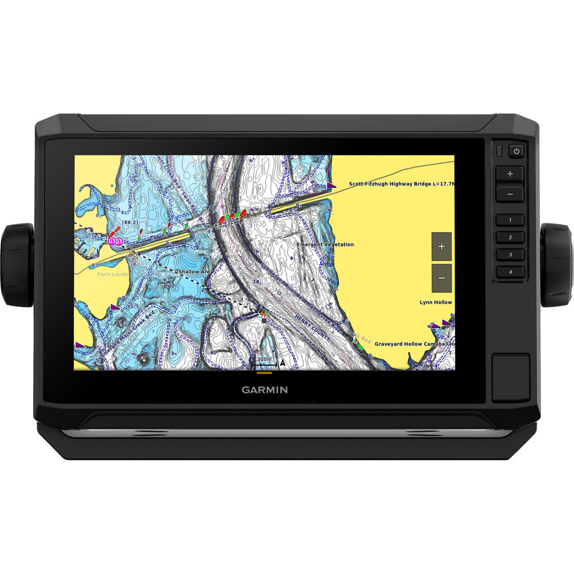 Garmin Echo Map UHD2 93sv Chart Plotter, U.S. Inland with GT56 Transducer - Image 5 of 8