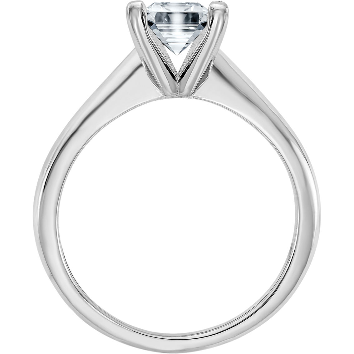 True Origin 14K Gold 1 ct. Certified Princess Lab Grown Diamond Solitaire Ring - Image 2 of 3