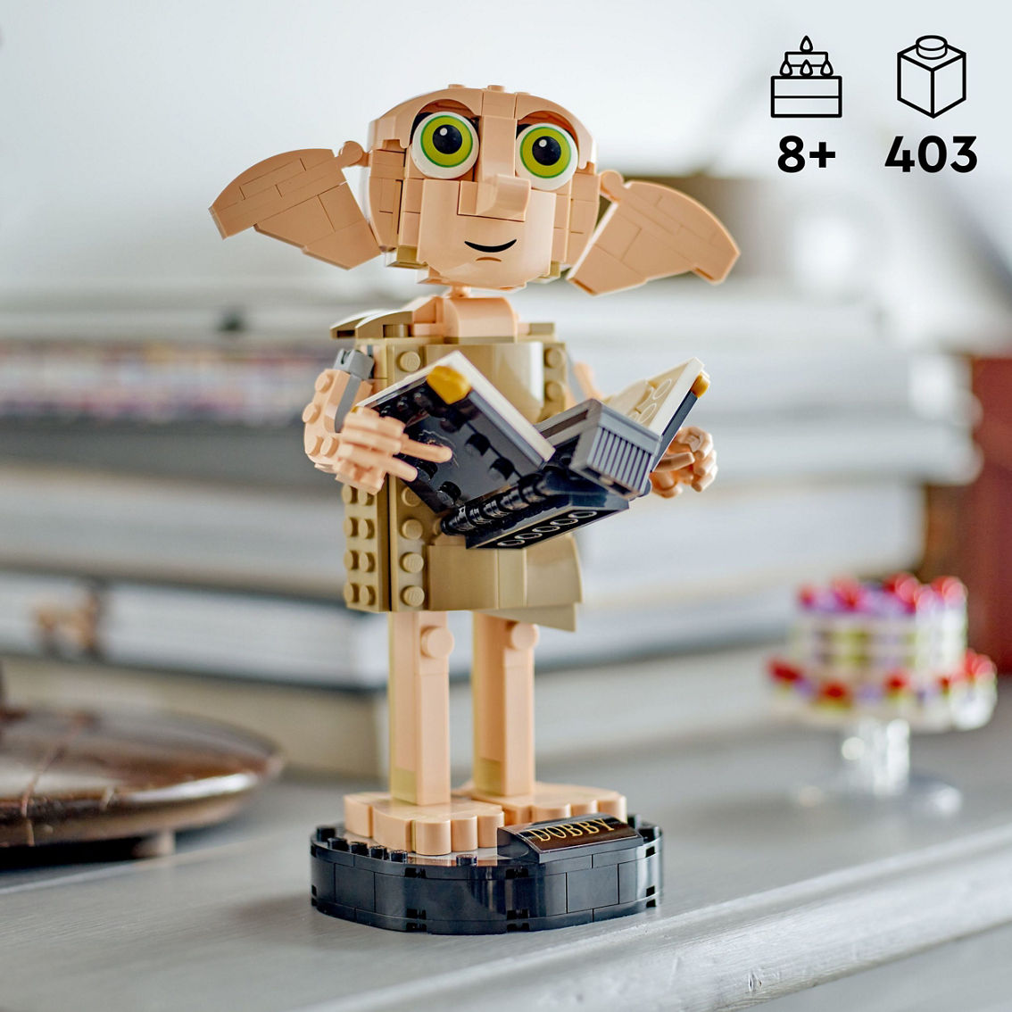 LEGO Harry Potter Dobby the House-Elf Build and Display Set 76421 - Image 10 of 10