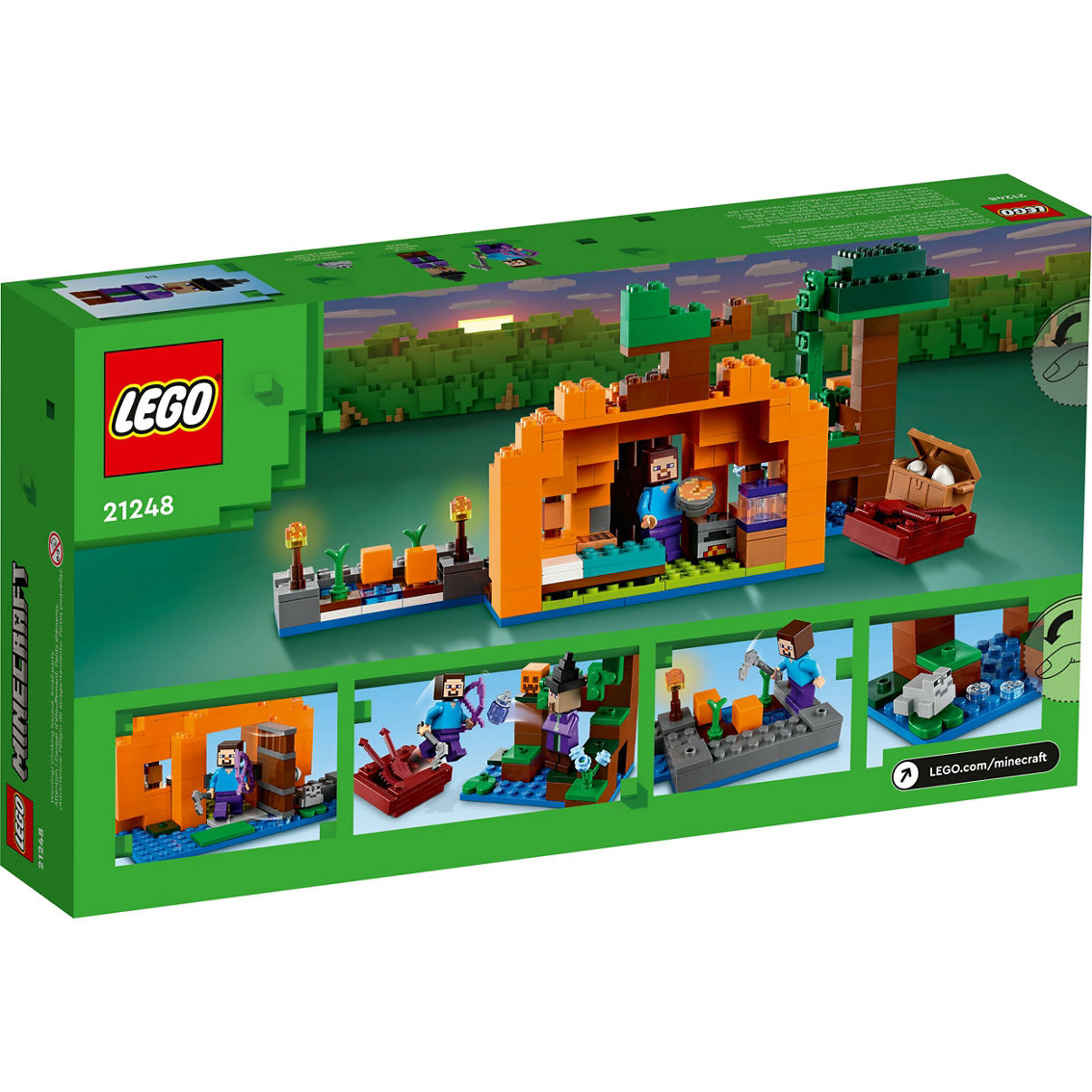 LEGO Minecraft The Pumpkin Farm Building Set 21248 - Image 2 of 9