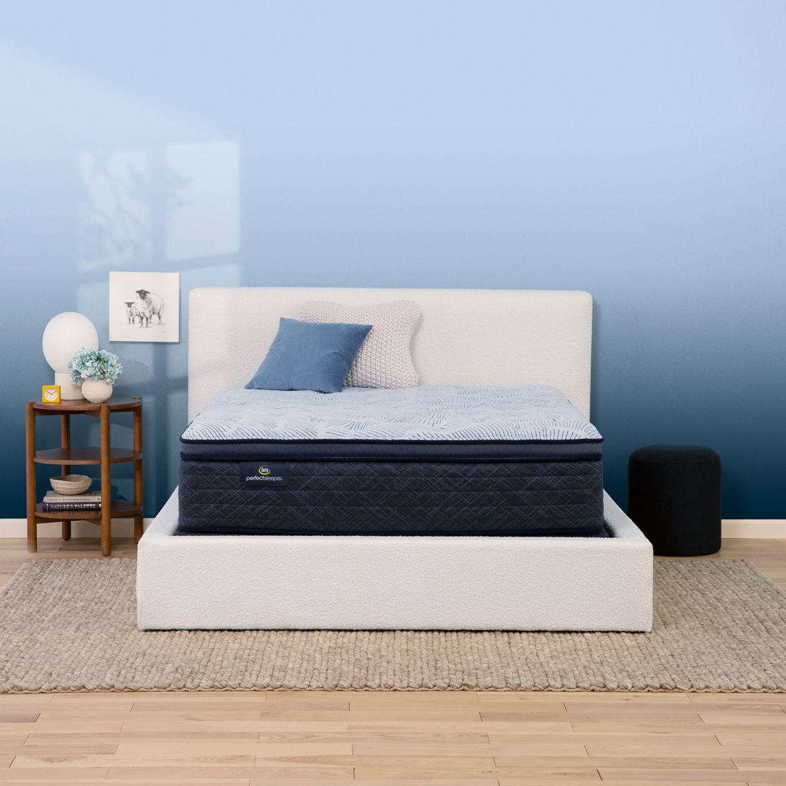 Serta Perfect Sleeper Blue Lagoon Nights 14.5 in. Plush Pillow Top Mattress - Image 2 of 4