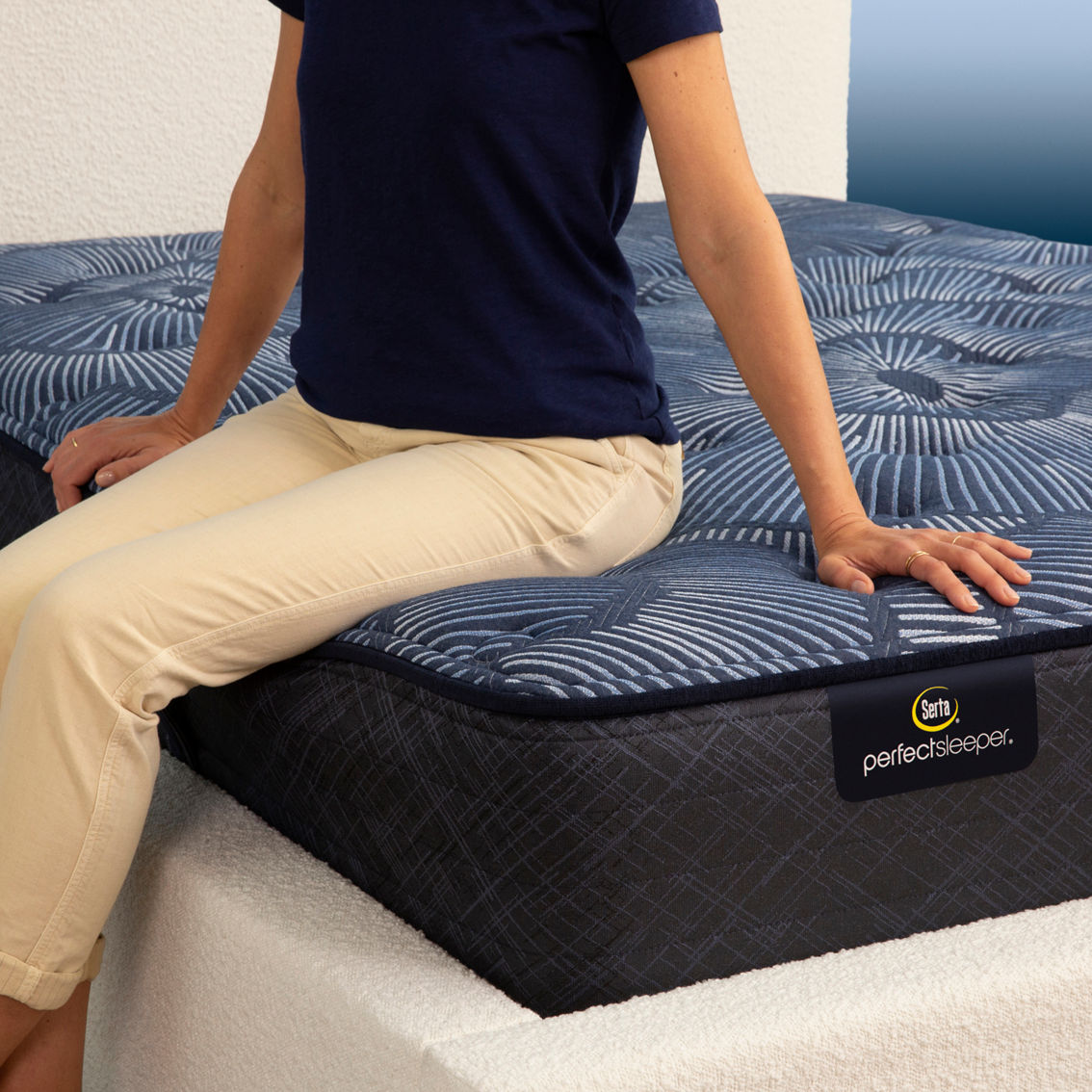 Serta Perfect Sleeper Cobalt Calm 13.25 in. Plush Mattress - Image 3 of 4