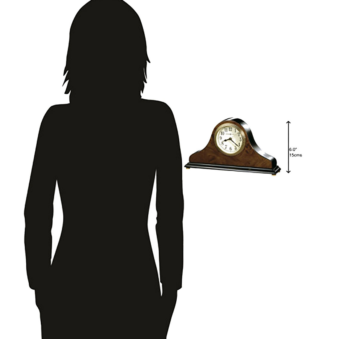 Howard Miller Baxter Tabletop Clock - Image 2 of 2