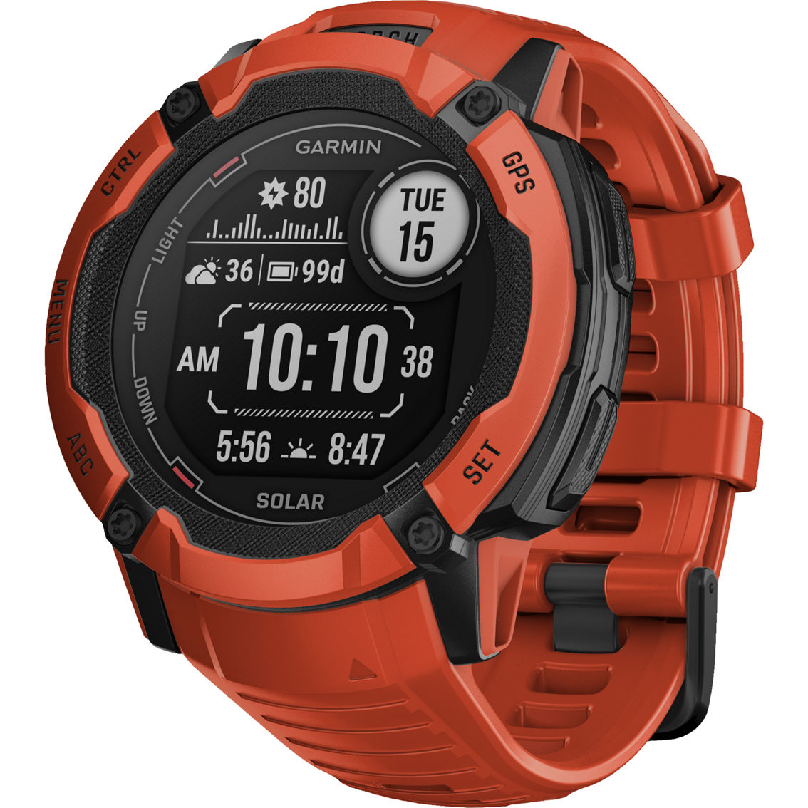 Garmin Instinct 2X Solar Graphite GPS Smartwatch - Image 1 of 9