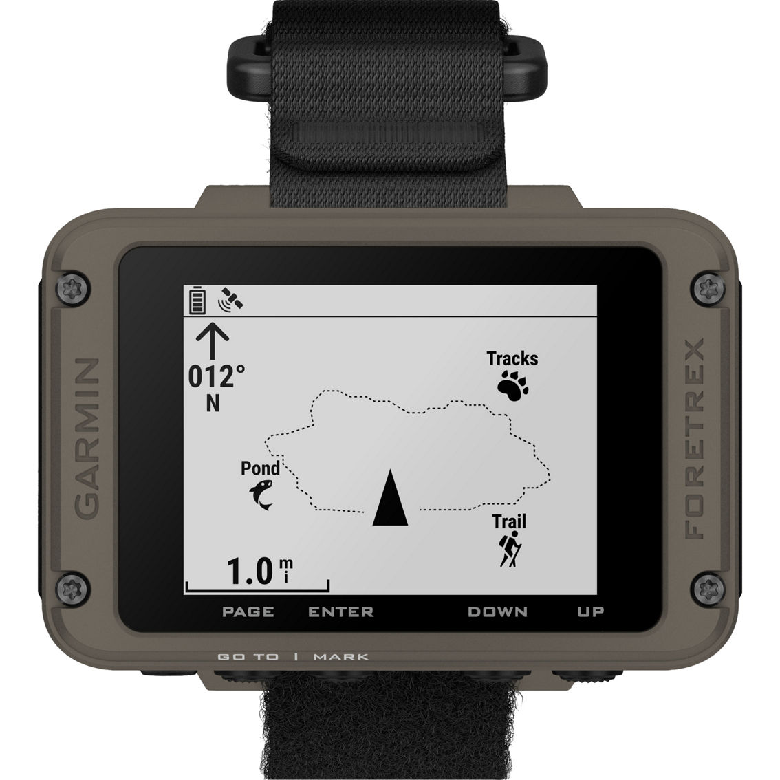 Garmin Foretrex 901 Ballistic Edition Wrist Mounted GPS Navigator with Strap - Image 6 of 9