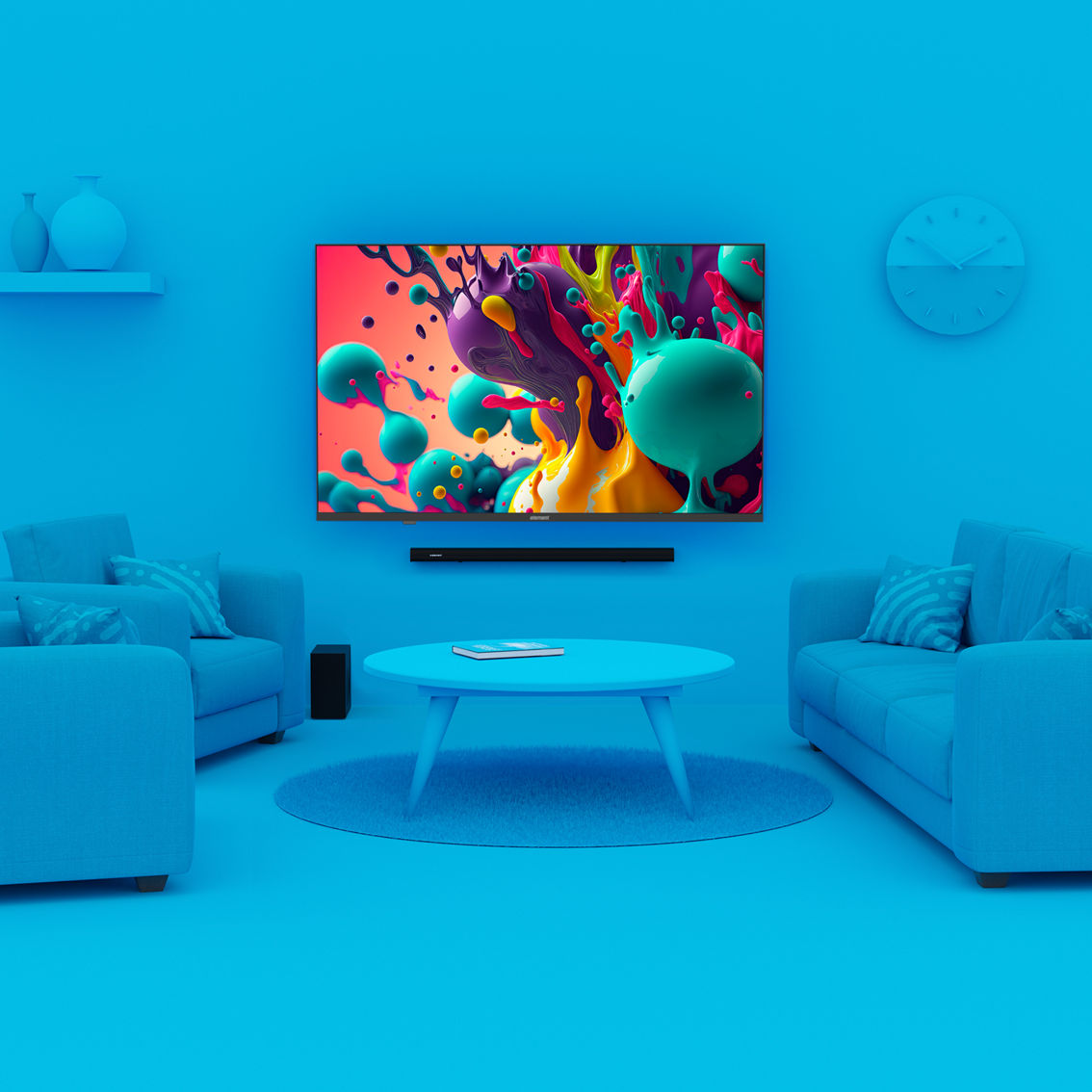 Element 55 in. 4K UHD HDR Frameless Google TV E450AD55G-G - Image 6 of 7