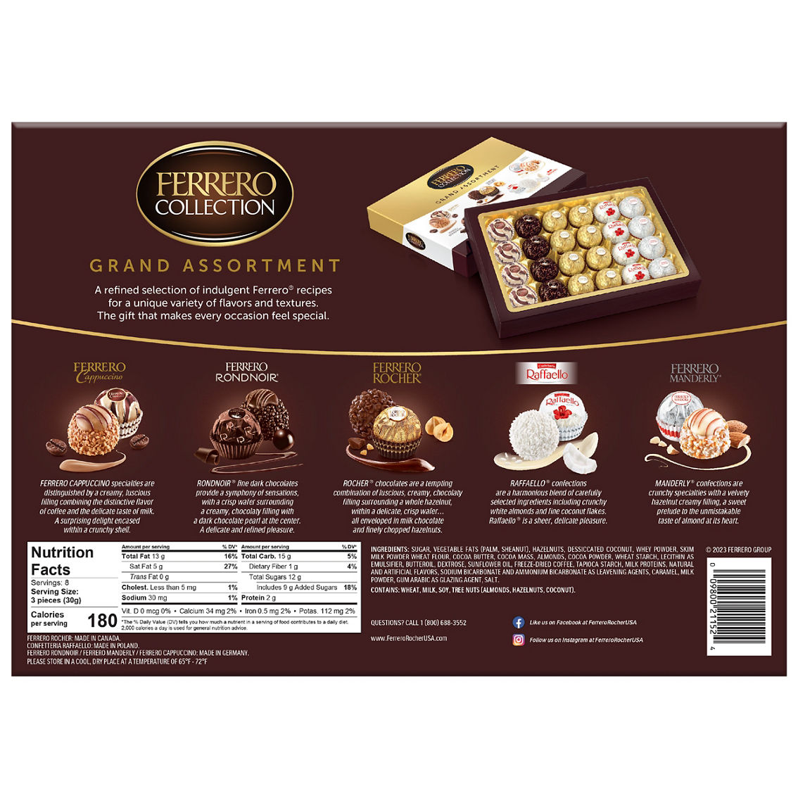 Ferrero Grand Assortment Pralines, 24 ct. - Image 2 of 2