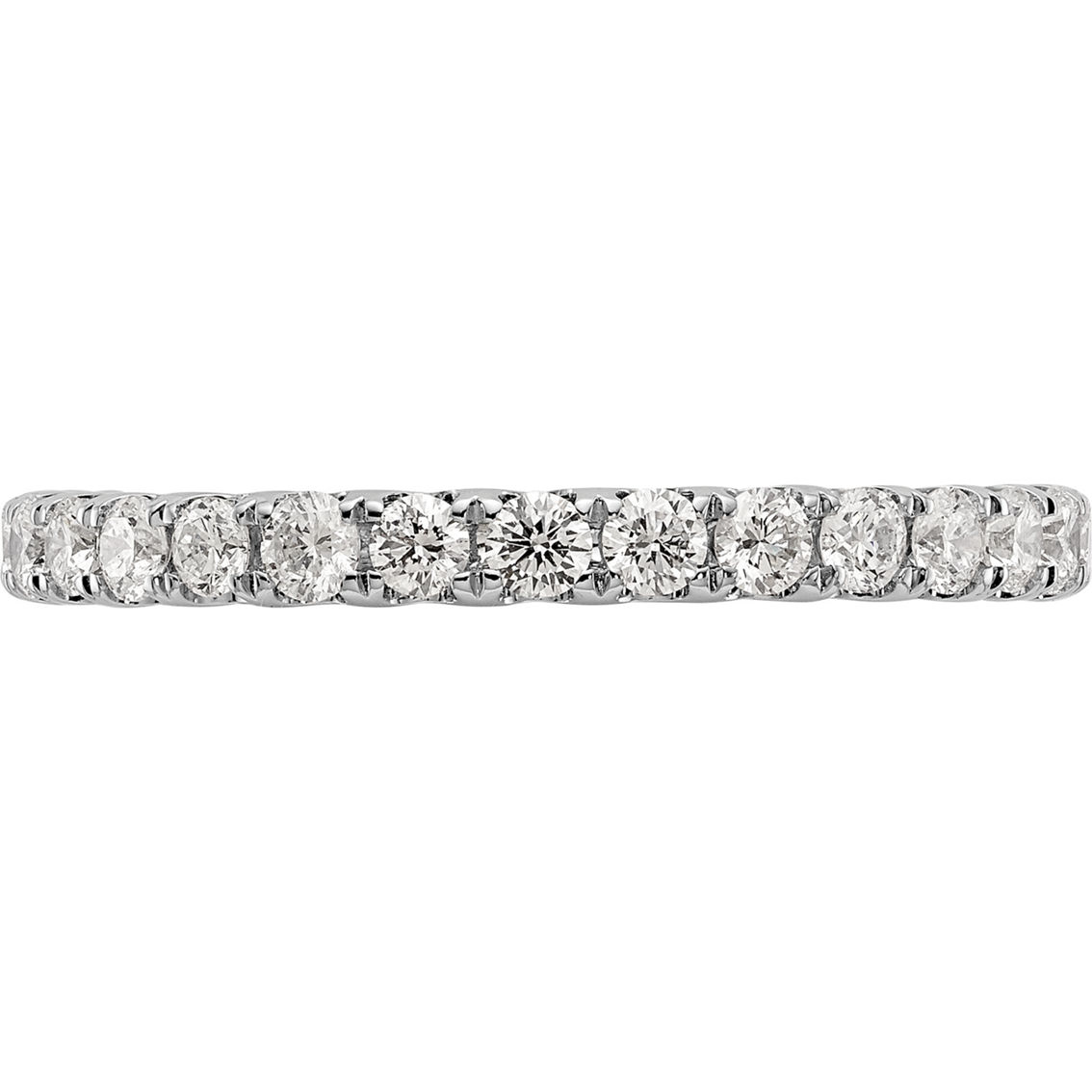 True Origin 14K White Gold 1 CTW Lab Grown Diamond Round Eternity Band - Image 2 of 5