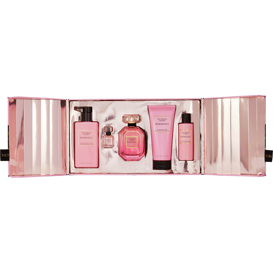 Victoria's Secret Bombshell Large Luxe Fragrance Box 5 pc.