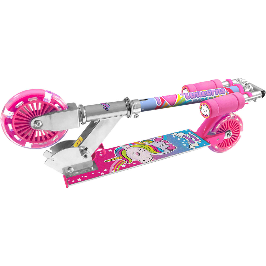 Unicorn Magical Sparkles scooter with flashing wheels - Image 2 of 5