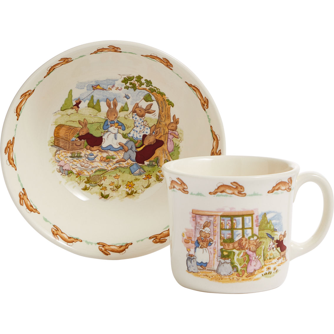 Royal Doulton Bunnykins Infant Bowl and Mug 2 pc. Set - Image 2 of 2